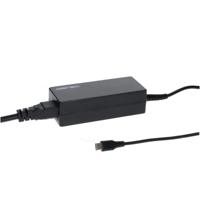 Universeel Yanec laptop usb-c ac adapter 65w zwart