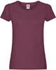 Fruit Of The Loom F111 Ladies´ Original T - Burgundy - XS