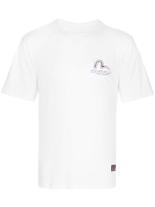 EVISU t-shirt en coton à logo imprimé - Blanc