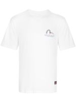 EVISU t-shirt en coton à logo imprimé - Blanc