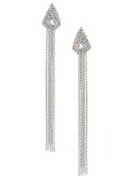 Philipp Plein boucles d'oreilles pendantes ornées de cristaux - Argent - thumbnail