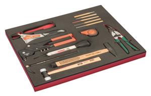 Bahco Foaminlay Fit&Go 3/3 met snijgereedschap | vijlen en bits - 13-delig - FF1A169