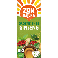 Zonnatura Bio Groene Thee Ginseng 20 Zakjes 36 g bij Jumbo