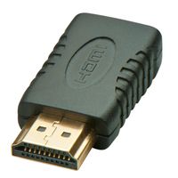 Lindy 41208 HDMI HDMI Mini Zwart kabeladapter/verloopstukje - thumbnail