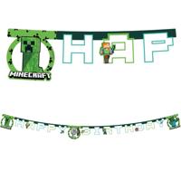 Minecraft Letterbanner Happy Birthday (2m)