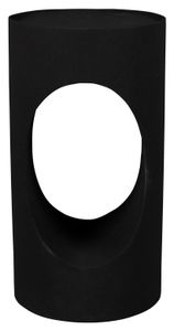 Dutchbone Ronde Bijzettafel 'Sai' 30cm, kleur Zwart