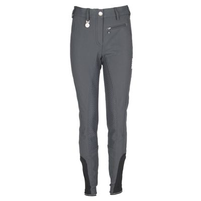 Pikeur Lucinda Girl Grip paardrijbroek donkergrijs maat:152