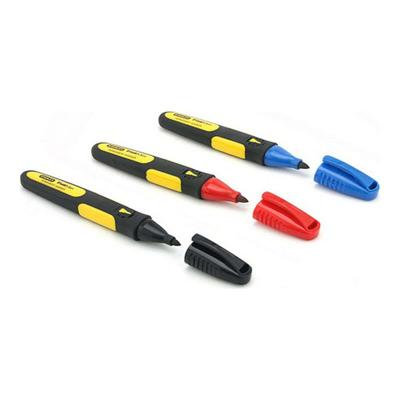 Permanente markeerstift Stanley (3 Onderdelen)