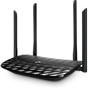 TP-LINK AC1200 draadloze router Gigabit Ethernet Dual-band (2.4 GHz / 5 GHz) Zwart