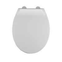 Toiletzitting Allibert Mila Afklikbaar 37,2x5,2x45 cm Soft-Close Kunststof Wit Allibert