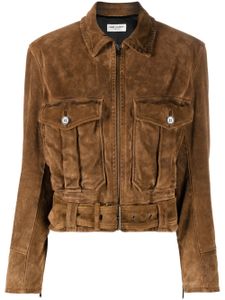 Saint Laurent Jack met rits - Bruin