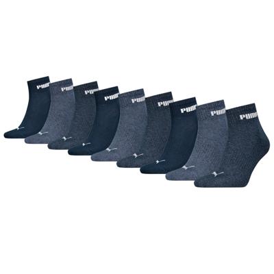 Puma Quartersokken Cushioned New Generation 9-pack Blue Combo-43/46