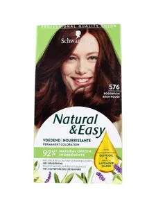 Schwarzkopf Natural & Easy -Haarverf 576 Roodbruin