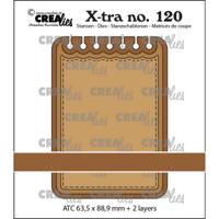 Crealies • xtra stans atc notebook horizontaal