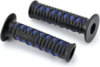 DAYTONA rubber handvat "katana" rubber grip katan sw/bl 125 open