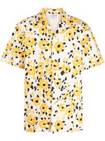 Lanvin chemise en coton à fleurs - Jaune