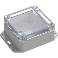 TRU COMPONENTS 6U07090905737 TC-13865236 Industriële behuizing 121.5 x 90 x 45 ABS-PC Lichtgrijs, Transparant 1 stuk(s)