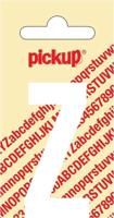 Plakletter Nobel Sticker witte letter Z Pickup - Pickup