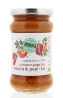 Bionova Sandwichspread tomaat/paprika bio 280 Gram