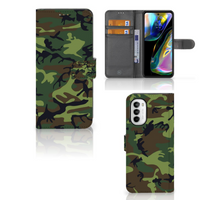 Motorola Moto G52 | Moto G82 Telefoon Hoesje Army Dark - thumbnail