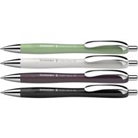 Schneider balpen Slider Rave Trend, extra breed, blauwe inkt, geassorteerde kleuren, doos van 3+1 gratis