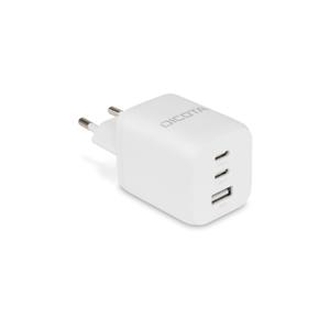 Dicota Compact USB-oplader 65 W Thuis Uitgangsstroom (max.) 5 A Aantal uitgangen: 3 x USB-C, USB-C, USB-A GaN