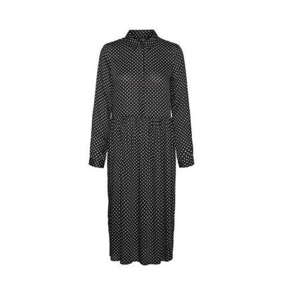 VERO MODA jurk VMFIE met stippen zwart/wit VERO MODA jurk VMFIE met stippen zwart/wit