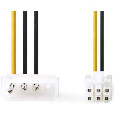 Nedis Interne Voedingskabel Molex Male - PCI Express Male 0,15 m