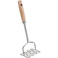 Metaltex aardappelstamper houten greep - thumbnail