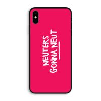 Neuters (roze): iPhone XS Max Biologisch afbreekbaar hoesje