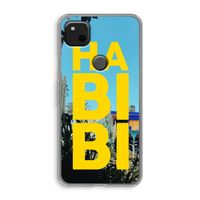 Habibi Majorelle : Google Pixel 4a Transparant Hoesje