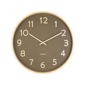 Karlsson Wandklok Pure Wood Grain ø40cm - Rond