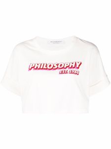 Philosophy Di Lorenzo Serafini t-shirt à logo imprimé - Blanc