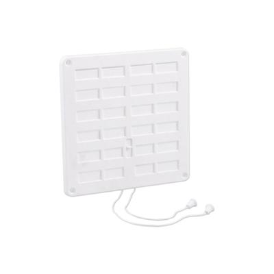 Nedco ventilatierooster afsluitbaar 20x20cm wit