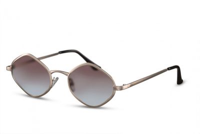 CWI zonnebril unisex ovaal cat.3 goud/bruin (CWI2298) CWI zonnebril unisex ovaal cat.3 goud/bruin (CWI2298)