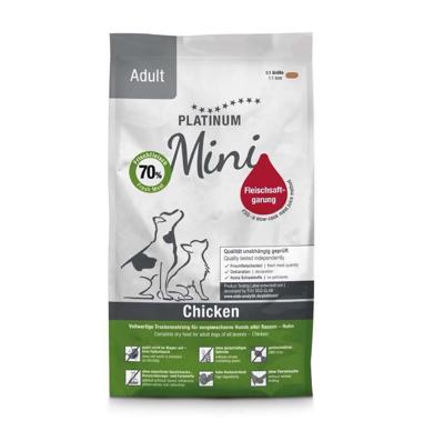 PLATINUM Adult Chicken Mini - halfvochtig hondenvoer - 900g