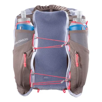 Salomon Adv skin 12 with flasks dames - BRUIN - Dames