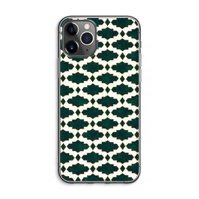 Moroccan tiles: iPhone 11 Pro Max Transparant Hoesje