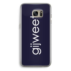Gijweet: Samsung Galaxy S7 Edge Transparant Hoesje