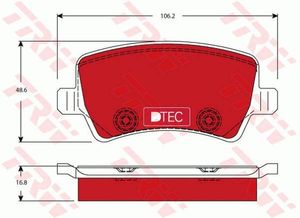 Trw Remblokset GDB1685DTE