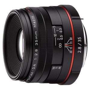 Pentax HD DA 35mm f/2.8 Macro Limited K-mount objectief Black