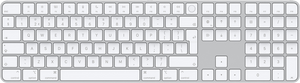 Apple Magic Keyboard met numeriek toetsenblok en Touch ID QWERTY