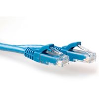 ACT IB2607 U/UTP CAT6A Patchkabel | Snagless | RJ45 Connectoren | Blauw | 7 meter