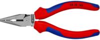 KNIPEX spitsbek combinatietang 0822145 (rood/blauw)