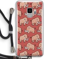 Mammoet: Samsung Galaxy S9 Transparant Hoesje met koord