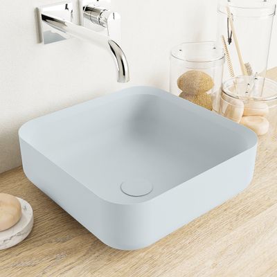 MONDIAZ BINX Waskom solid surface 36cm kleur Clay / Clay