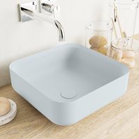 MONDIAZ BINX Waskom solid surface 36cm kleur Clay / Clay MONDIAZ BINX Waskom solid surface 36cm kleur Clay / Clay