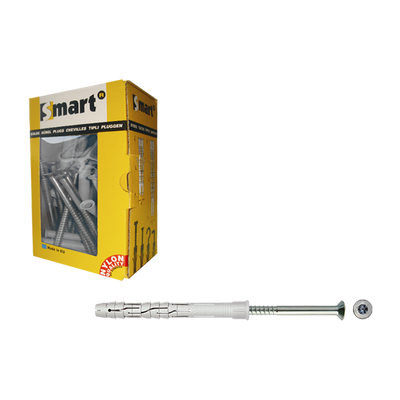 pgb-Europe SMART | Raamplug +schroef VZK Tx Ø 10x80 NZN | 25 st SM0RPTN01100080E