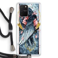 Golden Raven: Samsung Galaxy S10 Lite Transparant Hoesje met koord