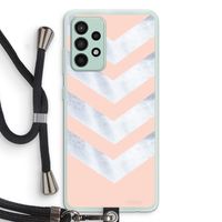 Marmeren pijlen: Samsung Galaxy A52s 5G Transparant Hoesje met koord